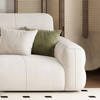JOY HOME Wood Beige Sectional Sofa for Modern Homes