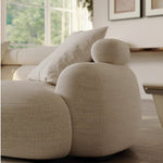 Load image into Gallery viewer, JOY Home Light Luxury Fabric Cloud Shaped Sofa set for Livingroom
