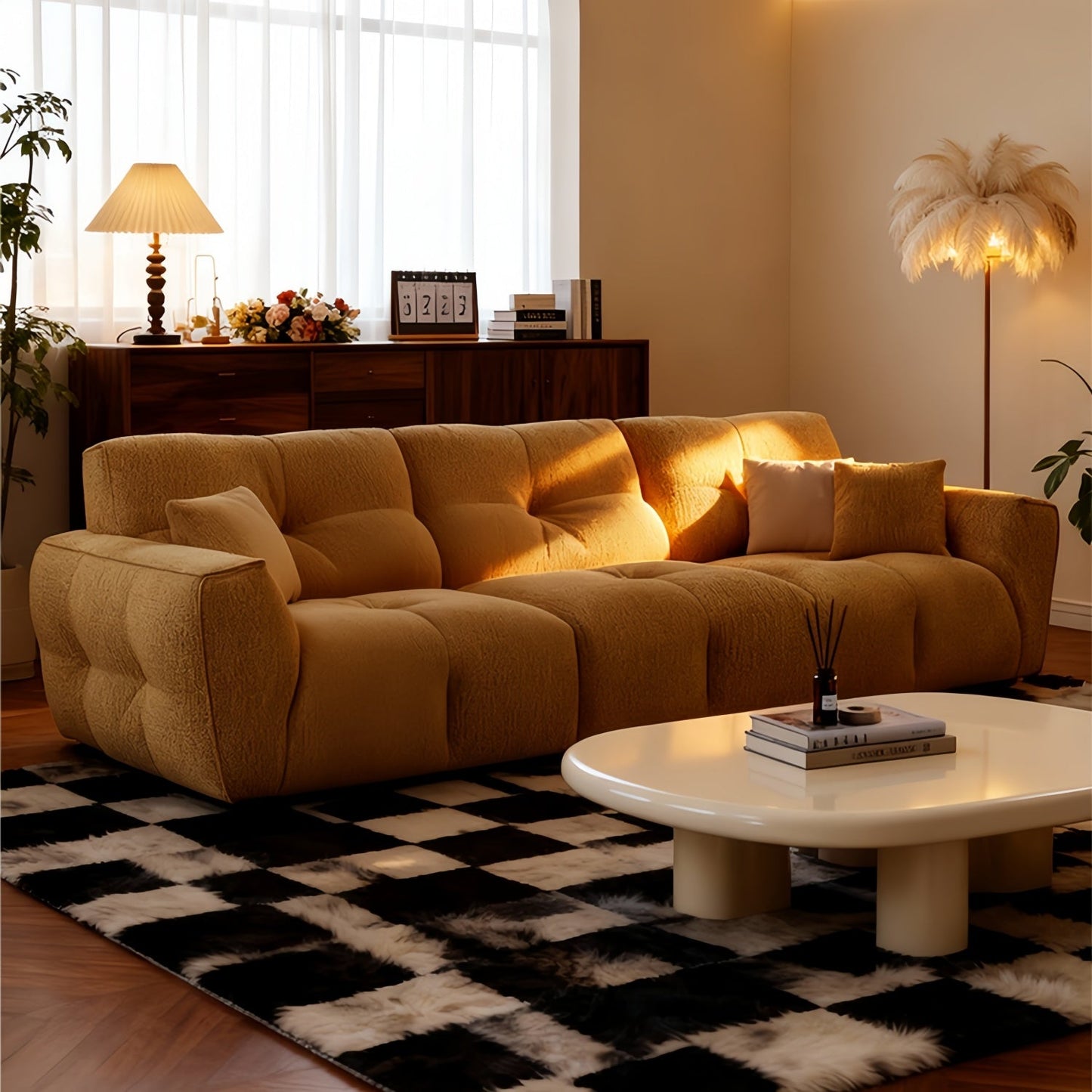 JOY HOME Sofa in White