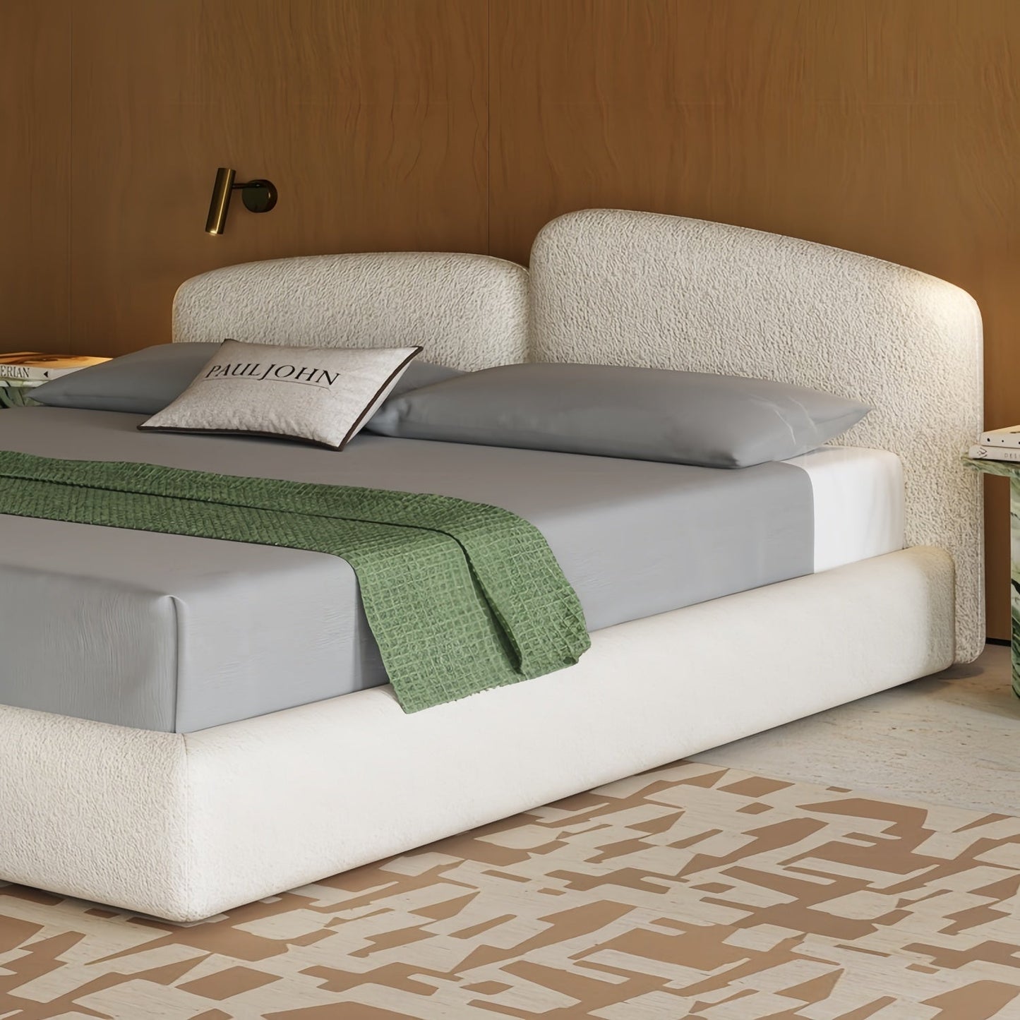JOY HOME Bed in Beige