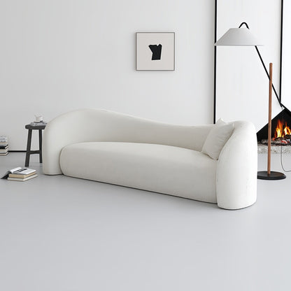 JOY HOME Wood White Cloud Sofa