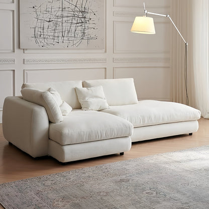 JOY HOME Sofa — Linen / Wood / Beige