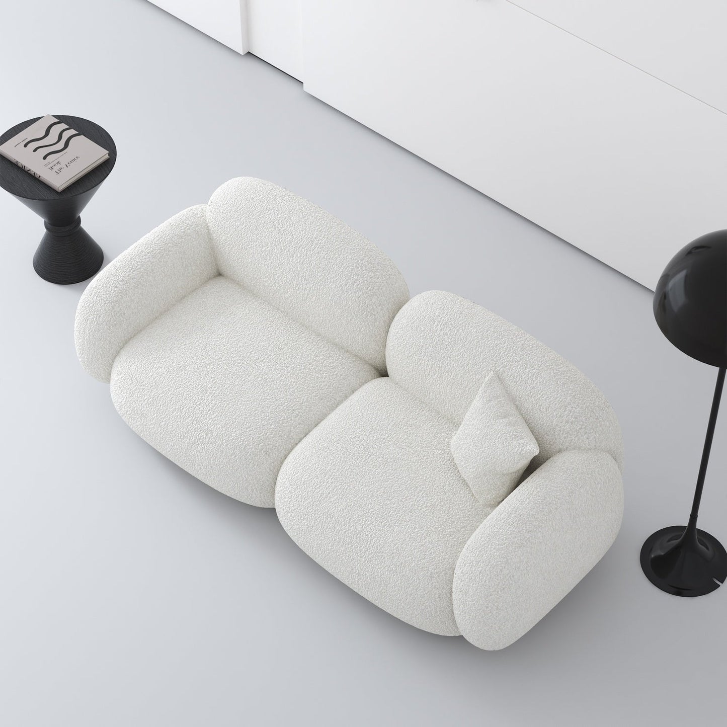 JOY HOME Sofa in White
