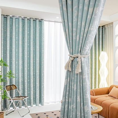 100% Blackout Curtains 2 Panels | Thermal Insulated for Bedroom