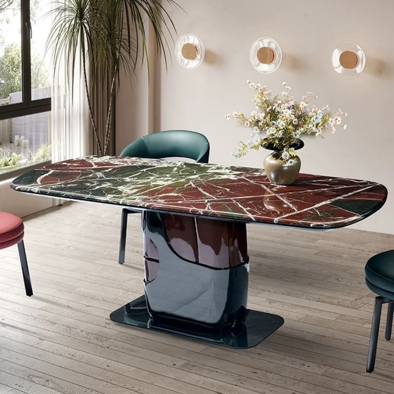 JOY HOME Dining Table: Elegant Dining Table for Modern Dining Room Without Chairs in Dubai show