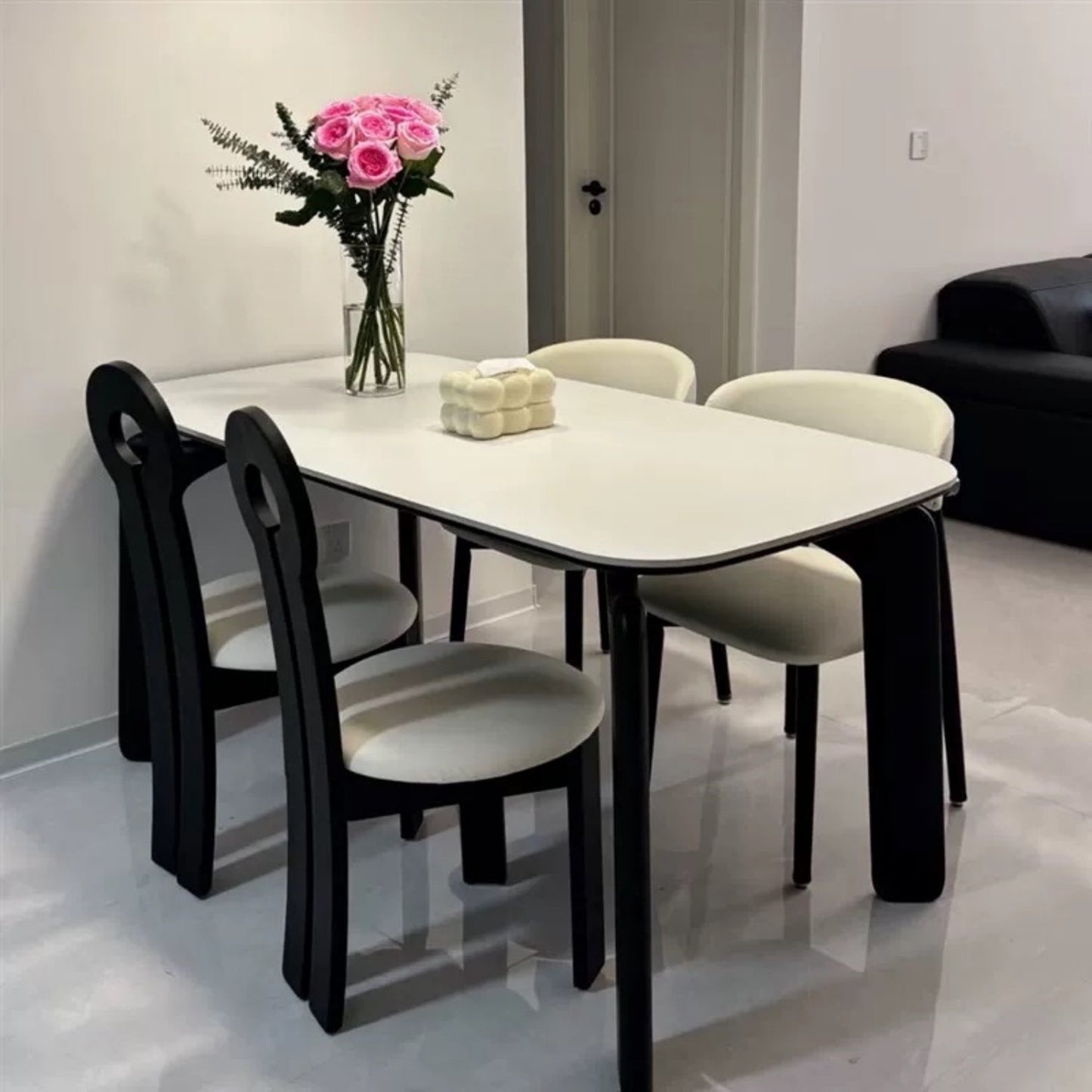 JOY HOME Dining Table: Elegant Dining Table for Modern Dining Room Without Chairs in Dubai show