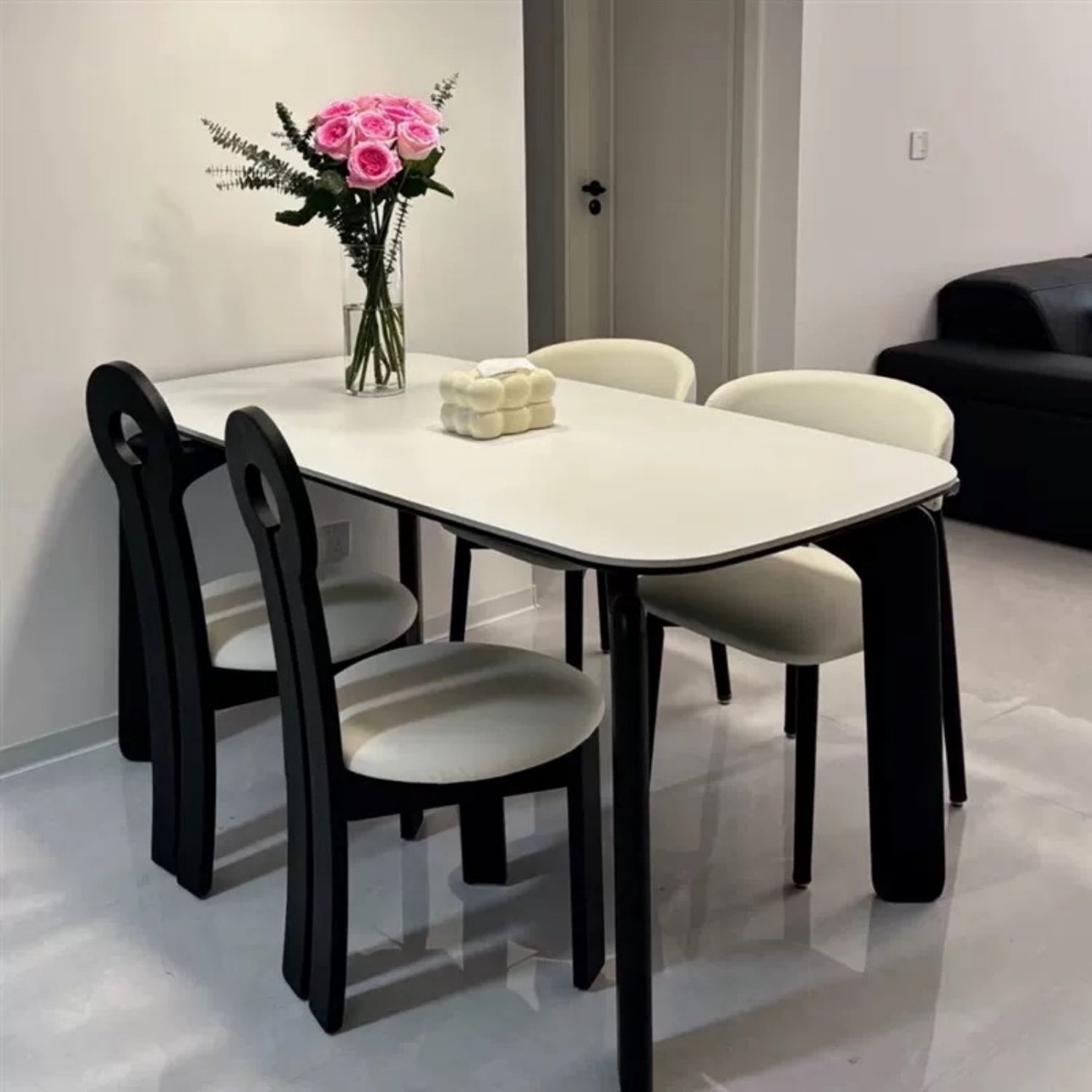 JOY HOME Dining Table: Elegant Dining Table for Modern Dining Room Without Chairs in Dubai show