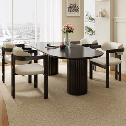 JOY HOME Chair — Linen / Walnut / Wood