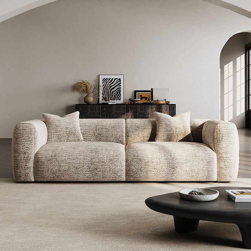 JOY Home Light Luxury Fabric Cloud Shaped Sofa set for Livingroom
