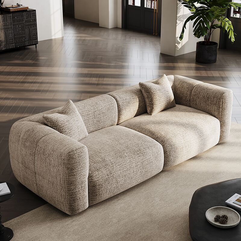 JOY Home Light Luxury Fabric Cloud Shaped Sofa set for Livingroom