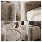 Load image into Gallery viewer, JOY Home Light Luxury Fabric Cloud Shaped Sofa set for Livingroom
