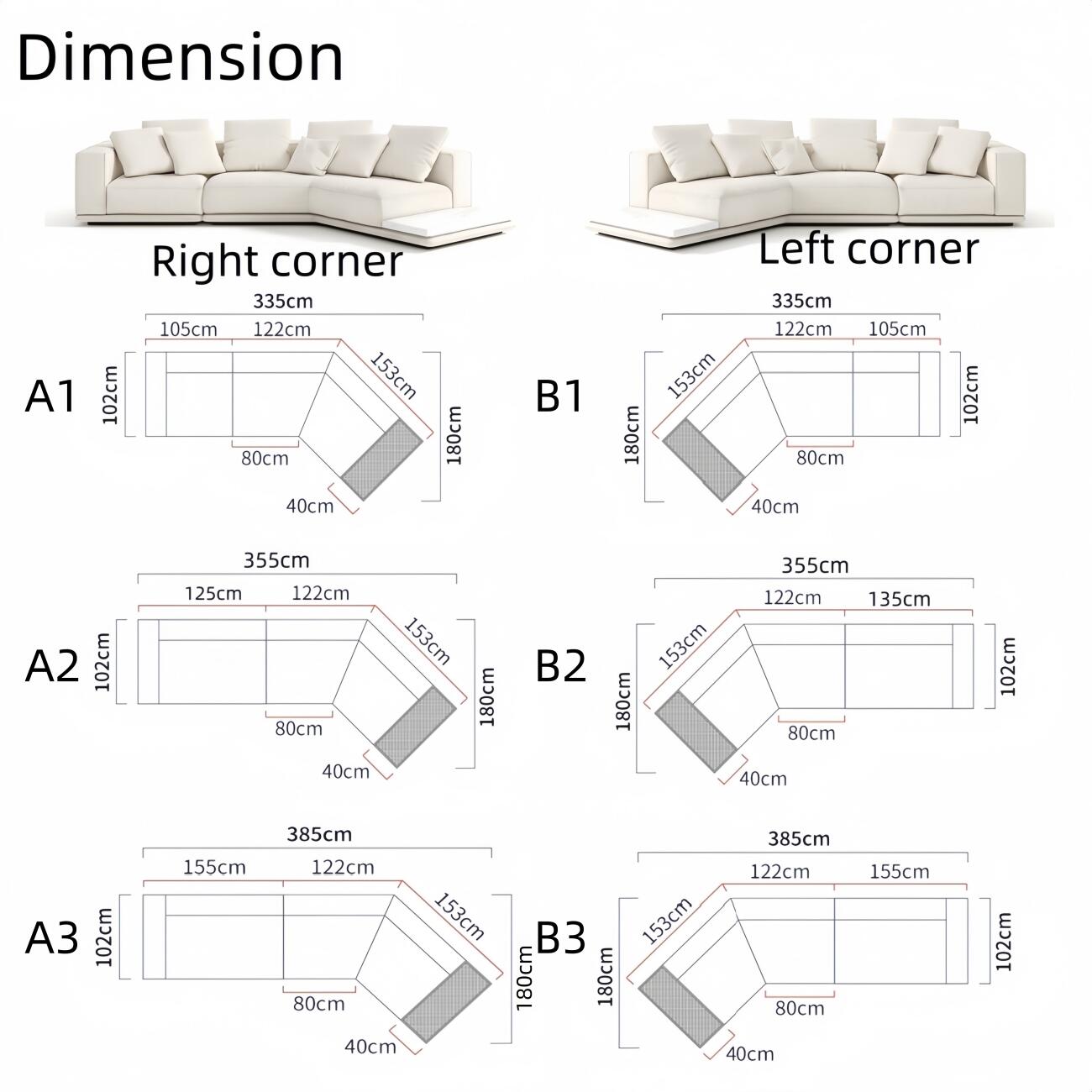JOY Home Light Luxury Linen Cotton  Fabric Cloud Shaped Sofa set for Livingroom