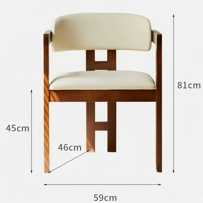 JOY HOME Chair — Linen / Walnut / Wood