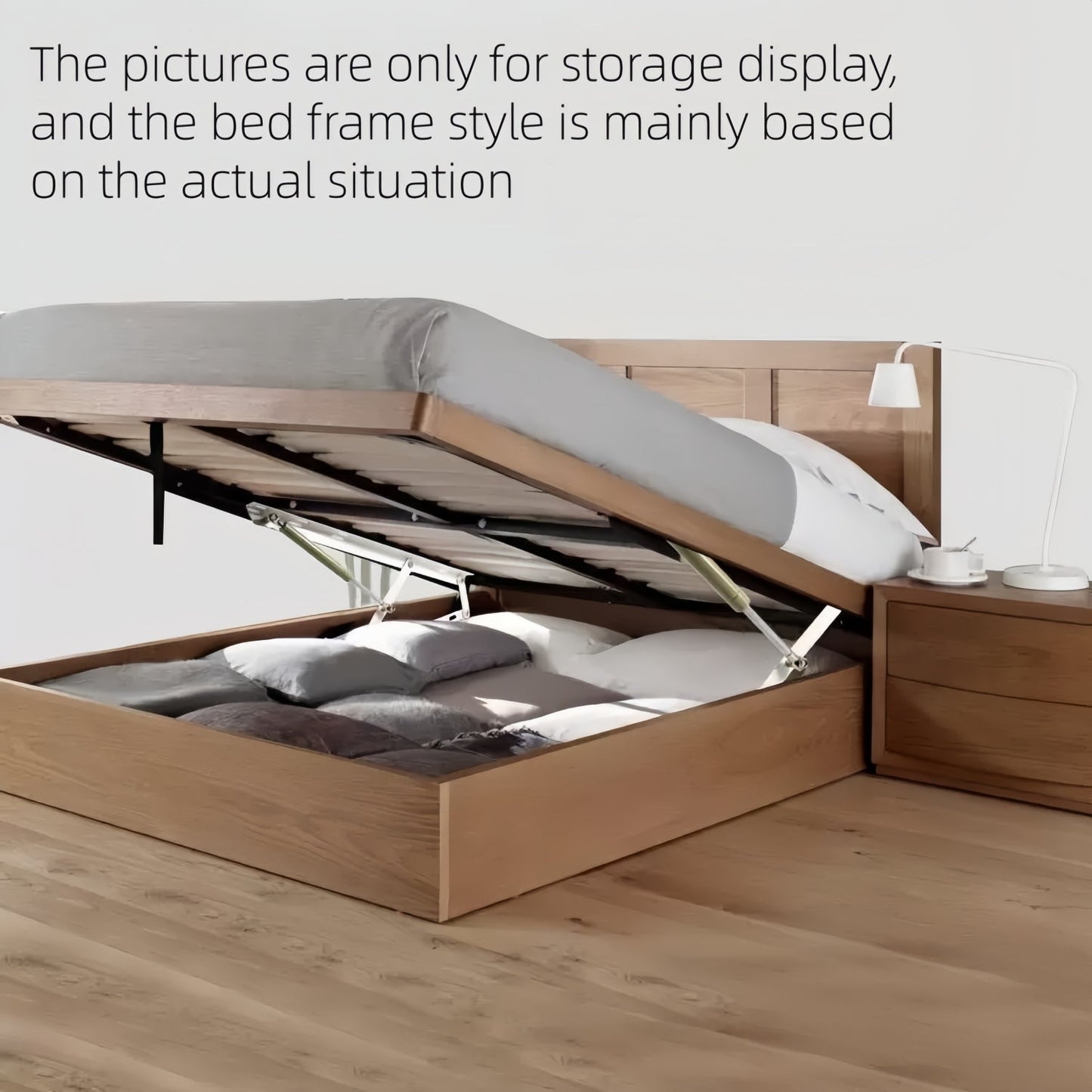 JOY HOME Mattress — Sherpa / Velvet / Wood