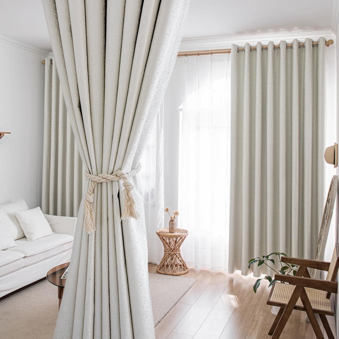 100% Blackout Curtains 2 Panels | 7 Premium Color Choices