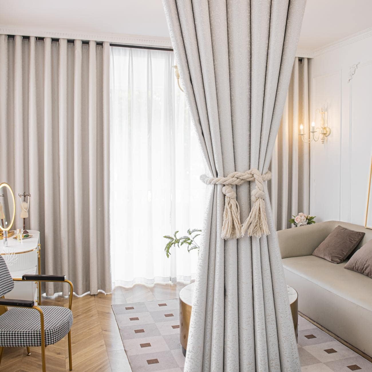 100% Blackout Curtains 2 Panels | 7 Premium Color Choices